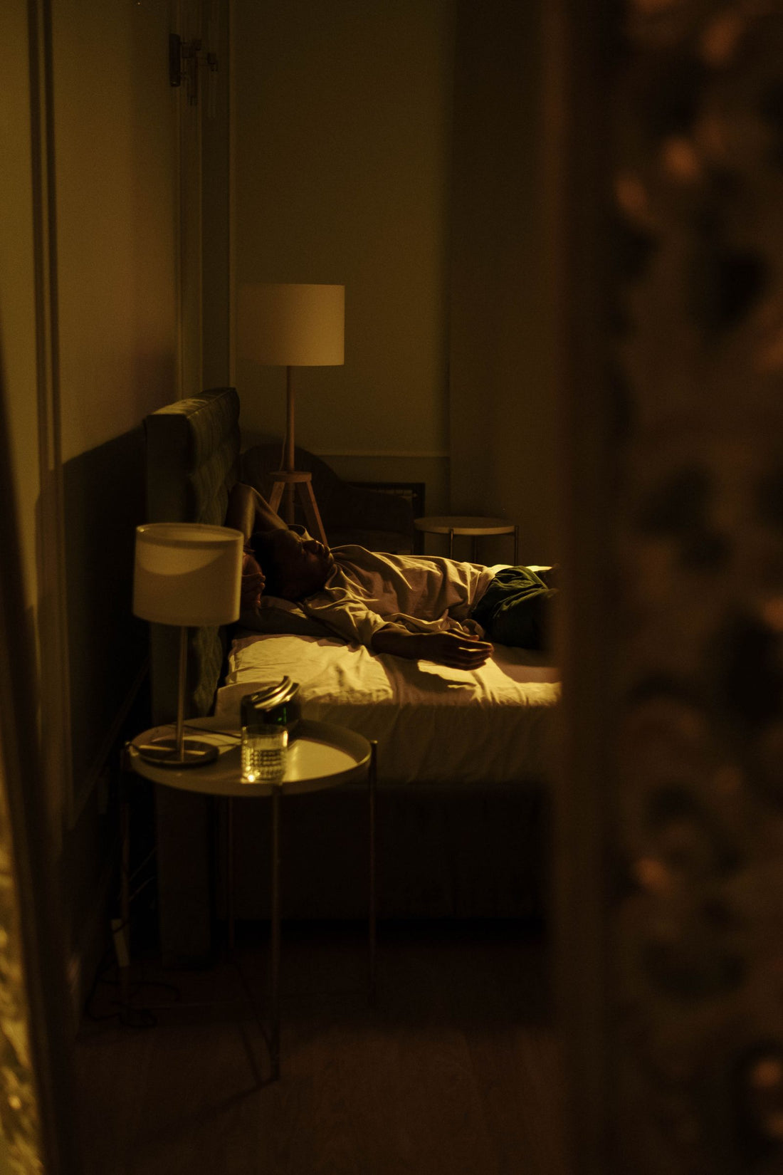 Dim bedroom setting representing night-time congestion
