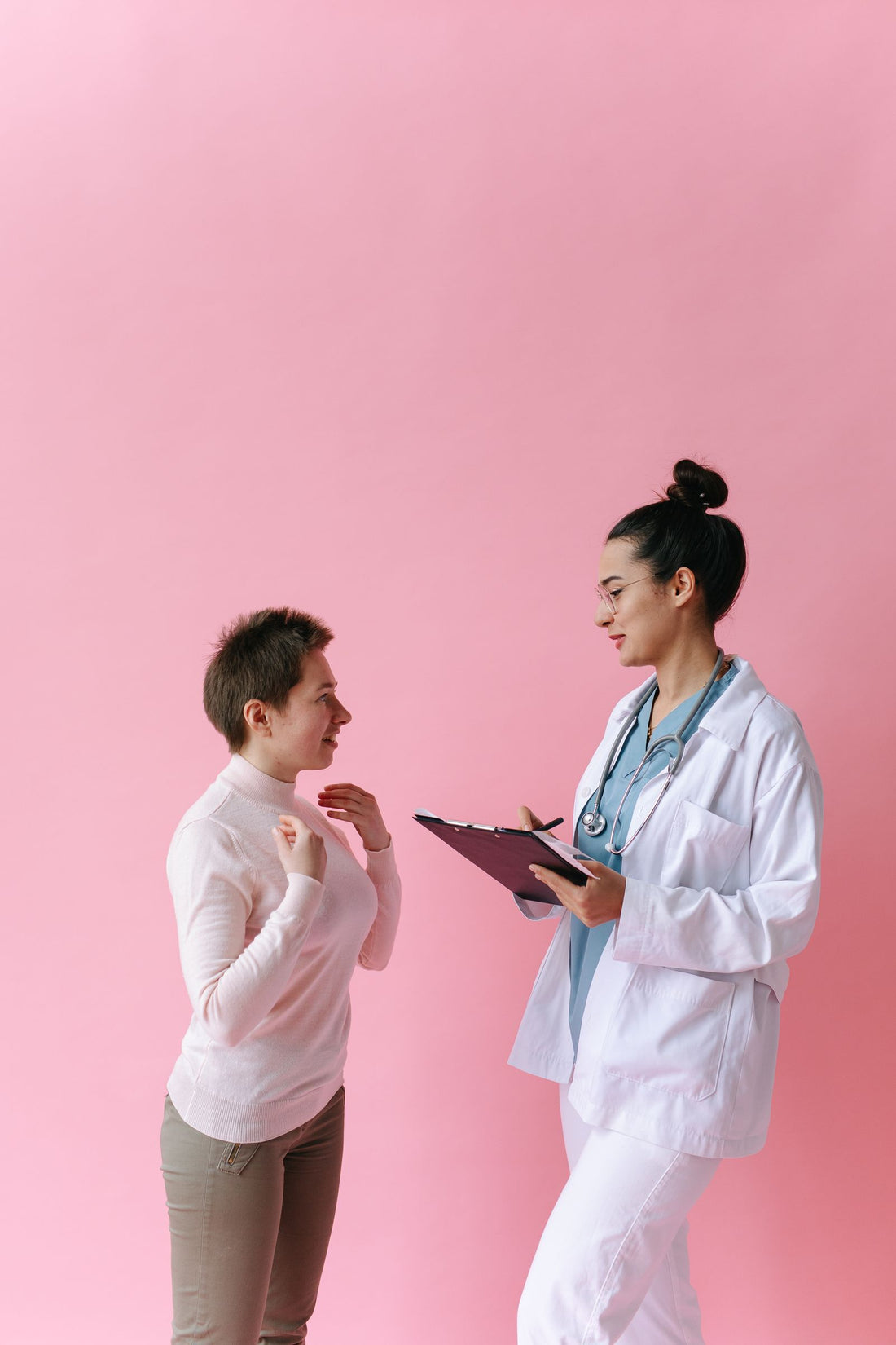Doctor consulting with a patient about health concerns