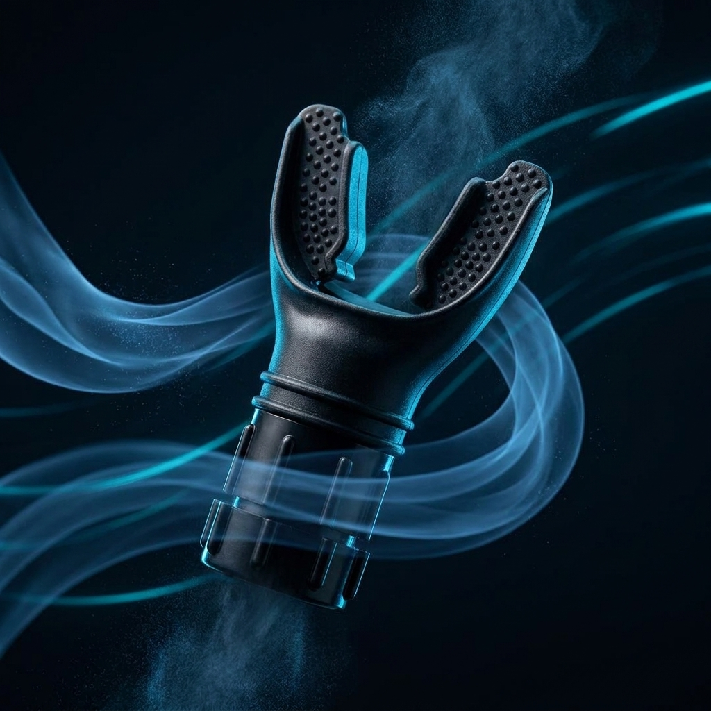 EzyBreath breathing exercise trainer with adjustable airflow resistance