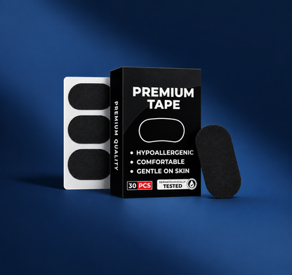 Premium Sleep Tape – Mouth Tape Patch (30 Pcs | 1 Month Supply)